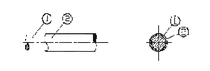 Spin-current effect in carbon coated conductors