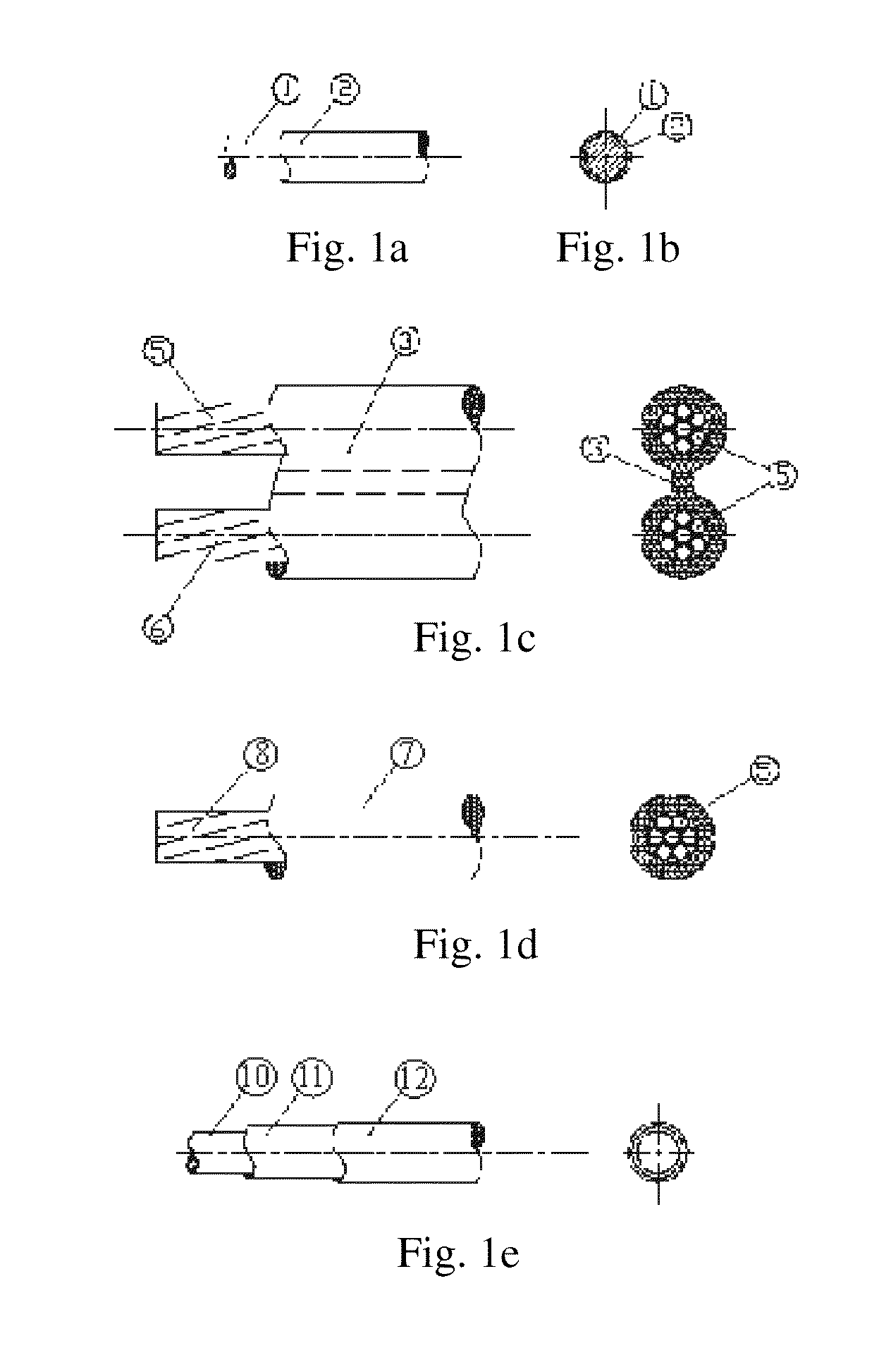 Spin-current effect in carbon coated conductors