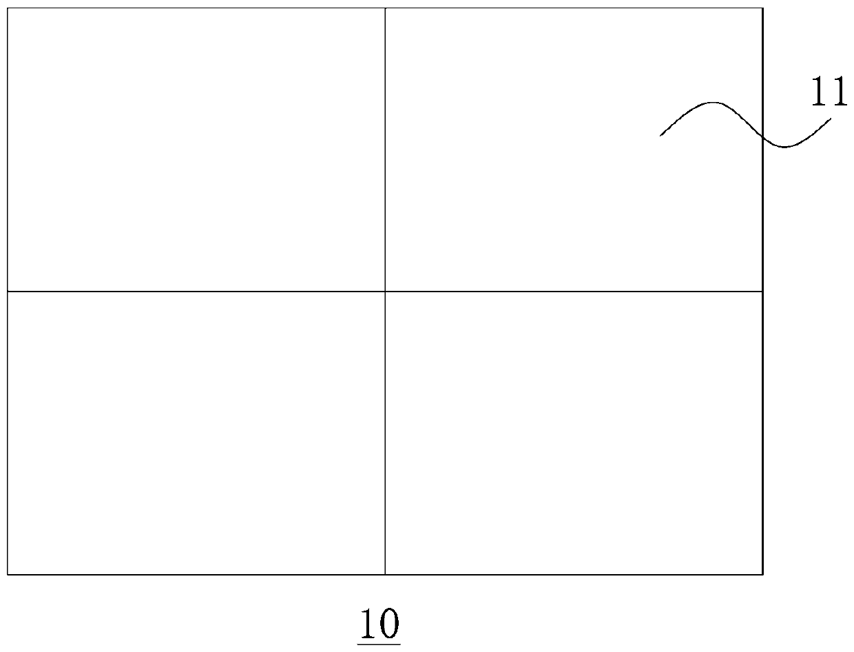 LED display panel with loop-out function and architecture of LED display screen