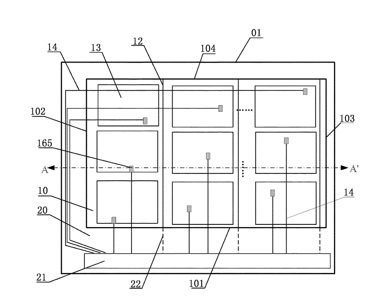 Array substrate, touch display panel and touch display device