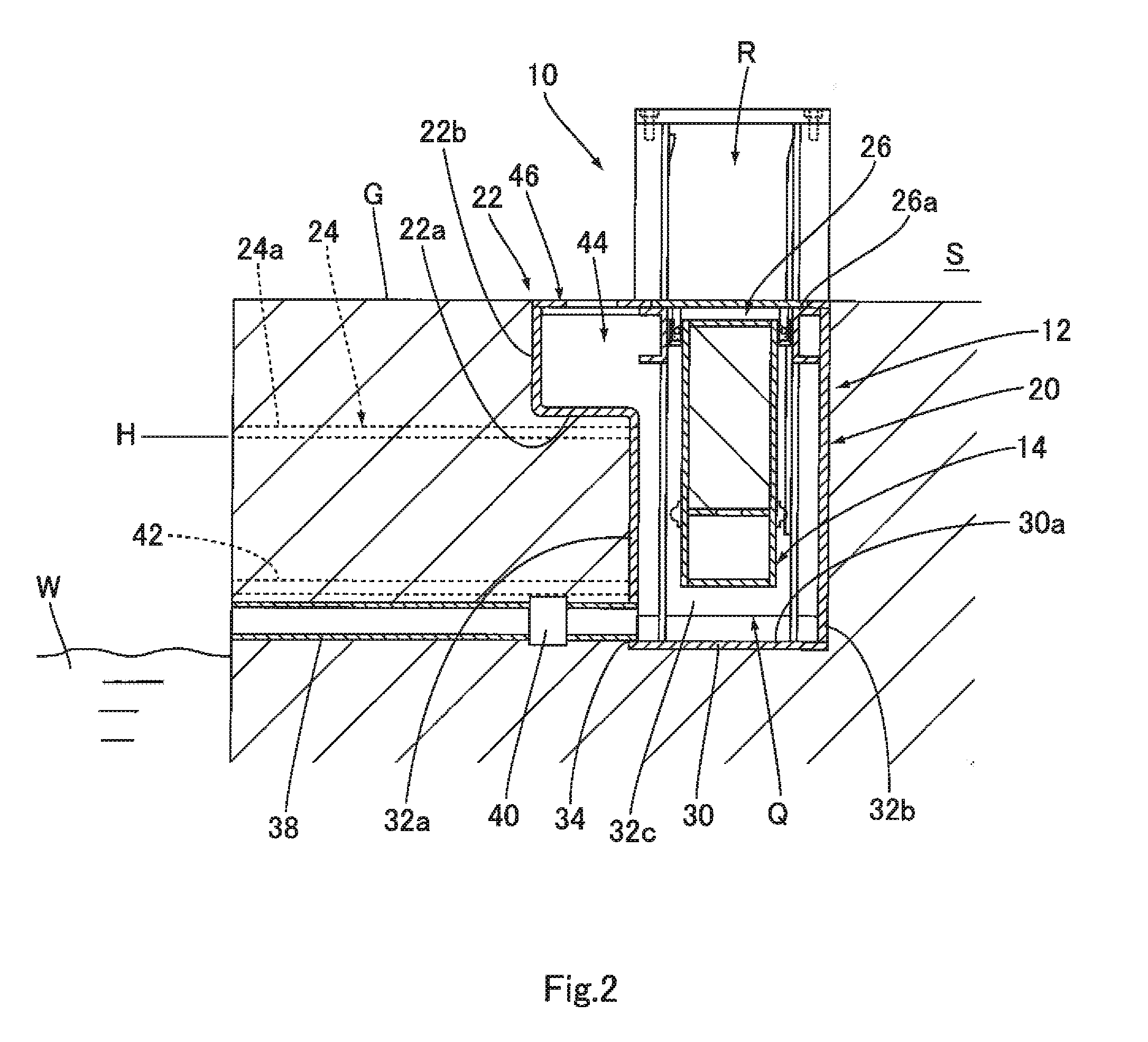 Water barrier device