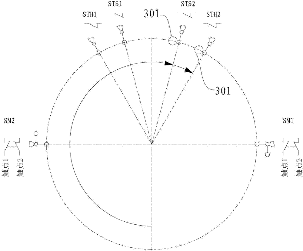 Rotating member limiting device used for medical equipment and medical equipment comprising same