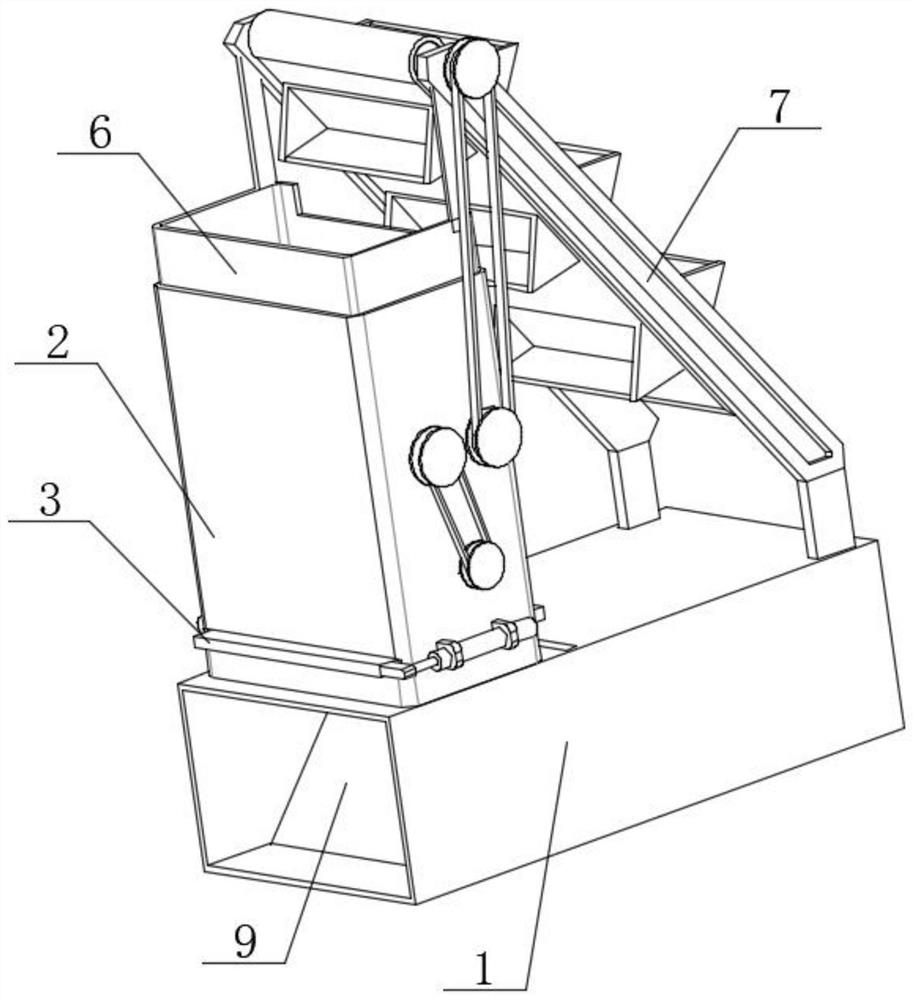 Special efficient treatment equipment for ship door production waste