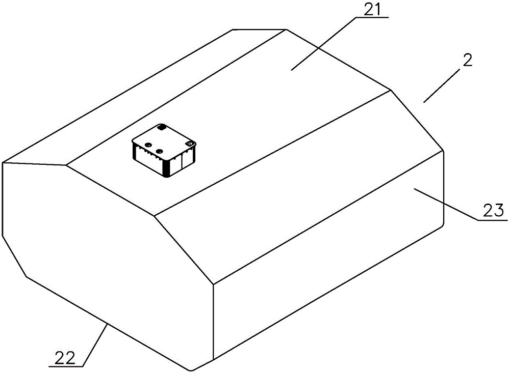 Containment system for type B independent liquid cargo tank