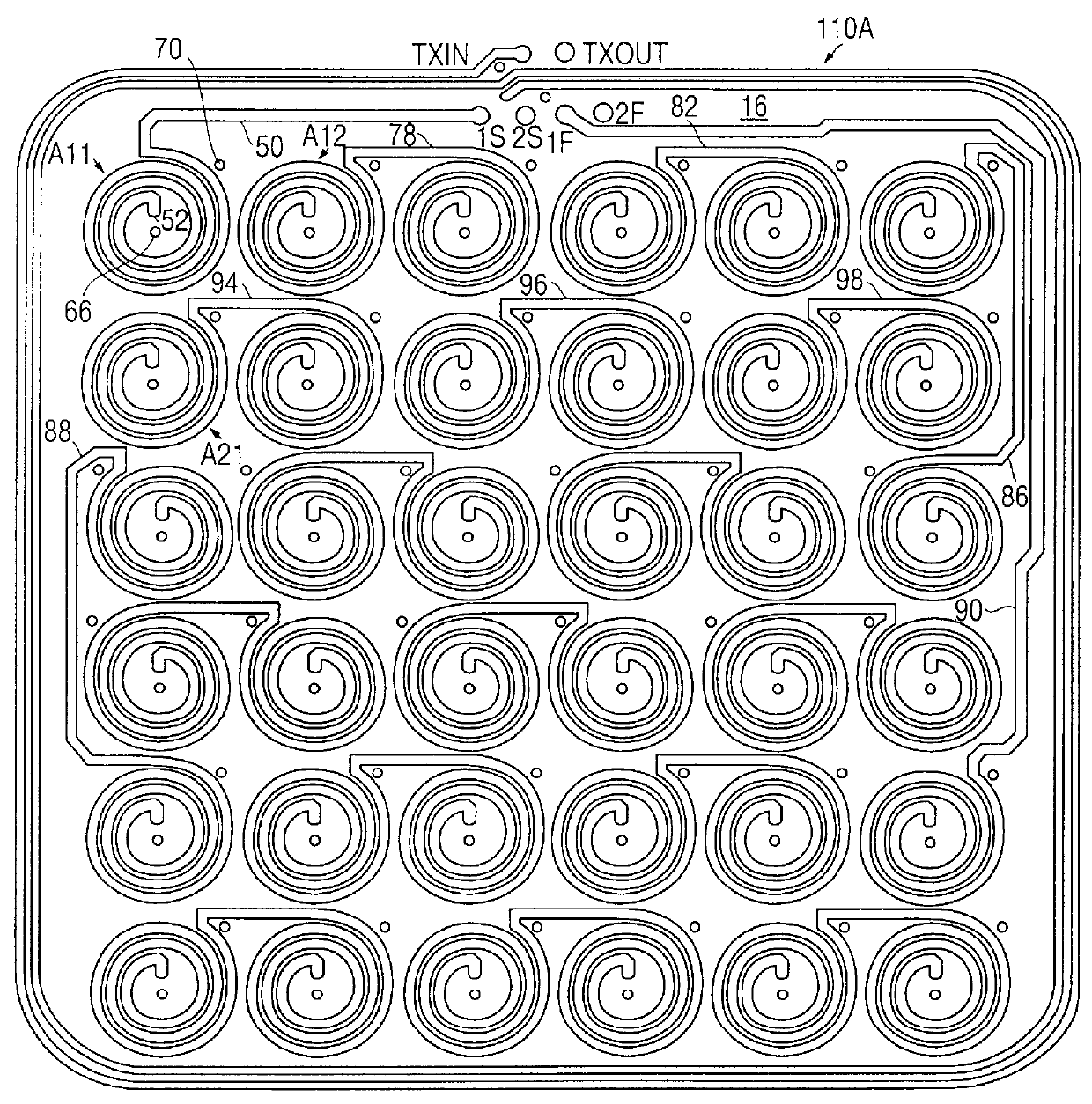 Coil array for EAS marker deactivation device