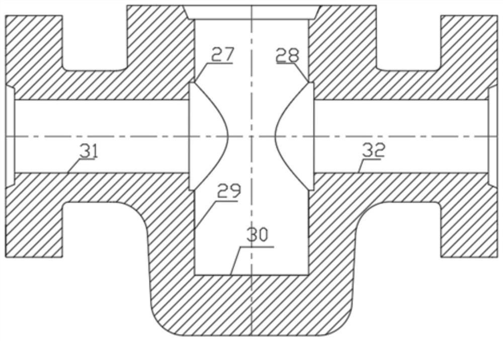 A method of automatic surfacing three-way valve using new surfacing equipment