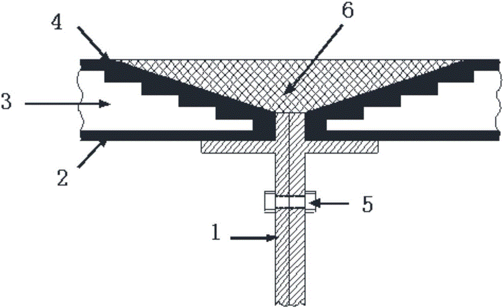 Sandwich composite pressure-resistant shell used for submersible