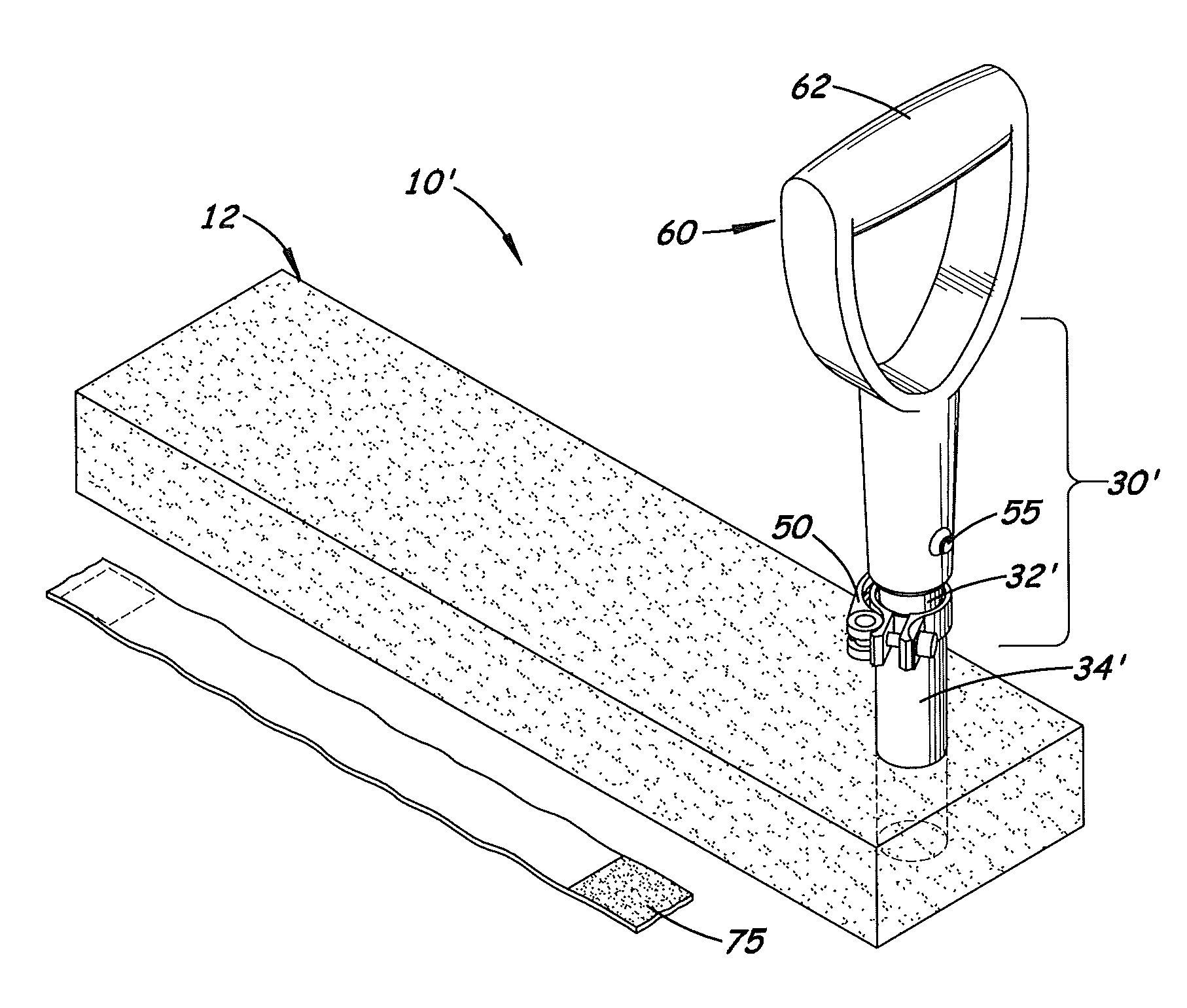 Adjustable kneeling support pad