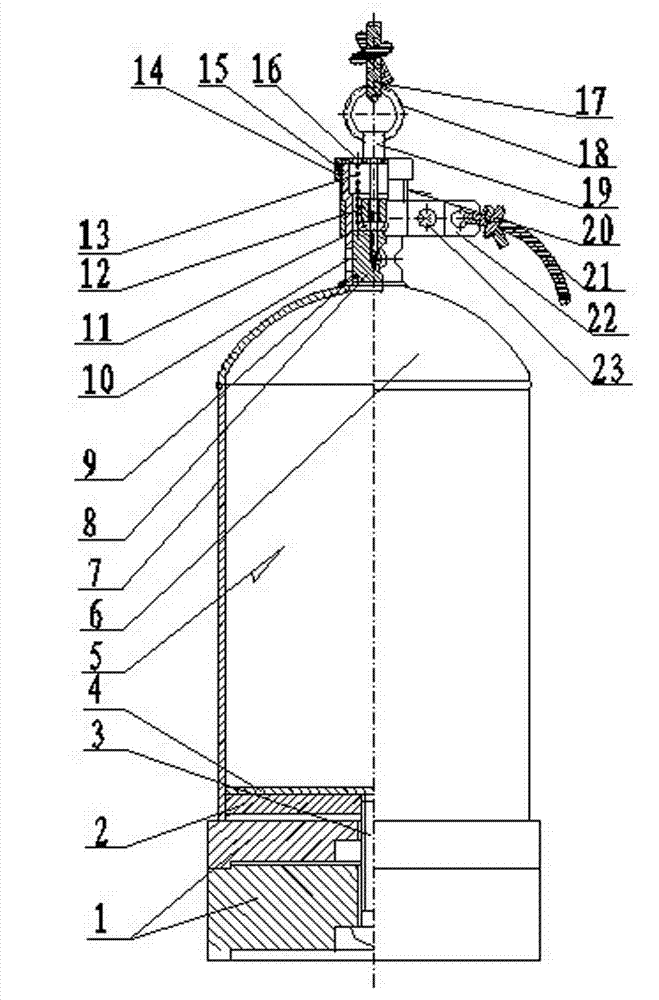 Water quality monitoring water collecting tank