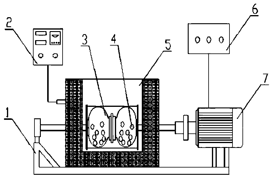 Mechanical force-assisted solid-phase synthesis method of lithium titanate negative electrode material