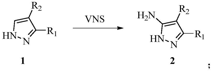 Synthesis method of pyrazolotriazine energetic compound