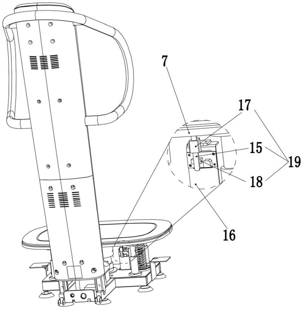 A vibrating exercise device