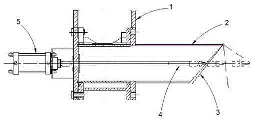 Spray head for gas pulse soot blower