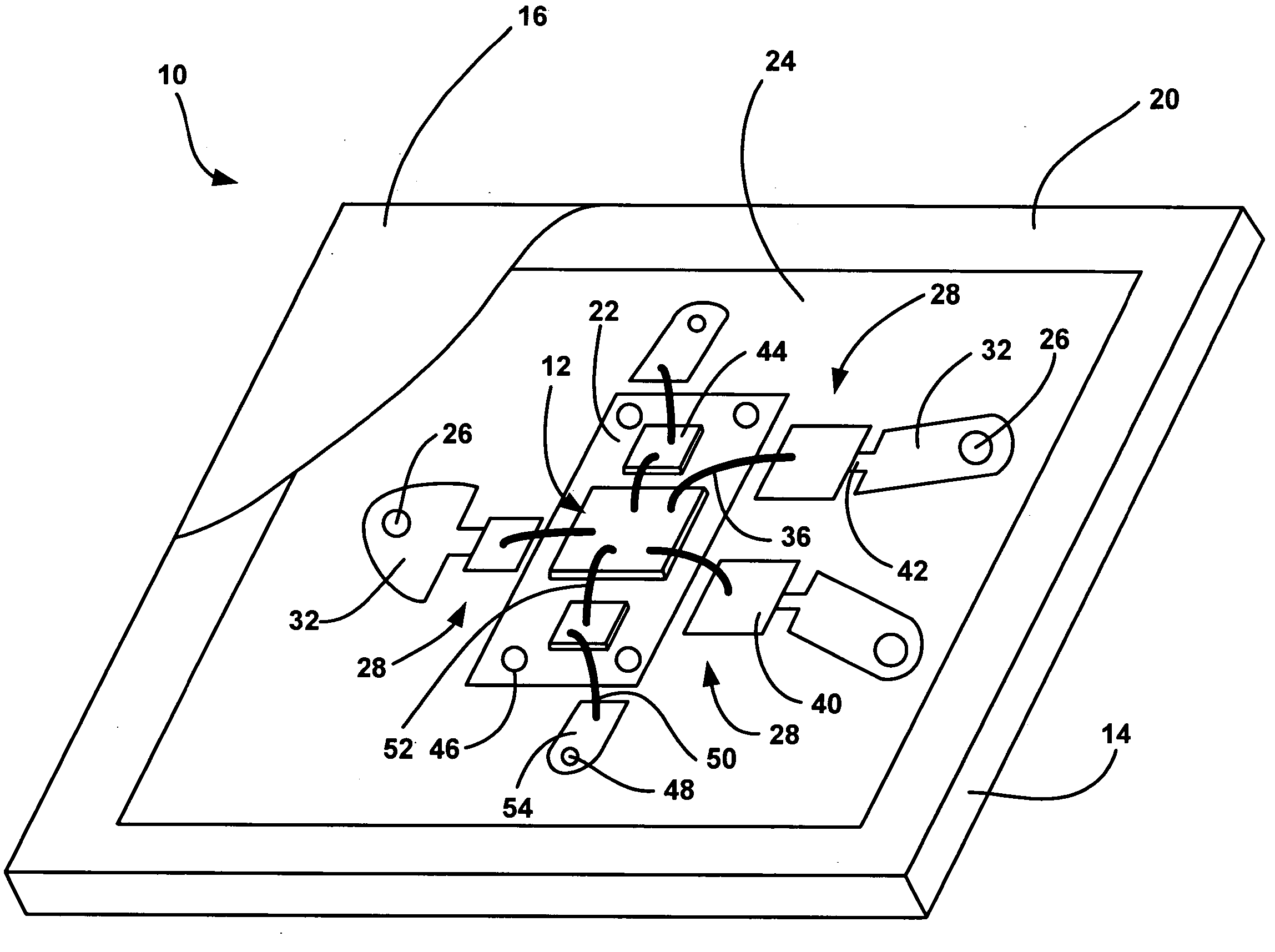 Ultra wideband BGA