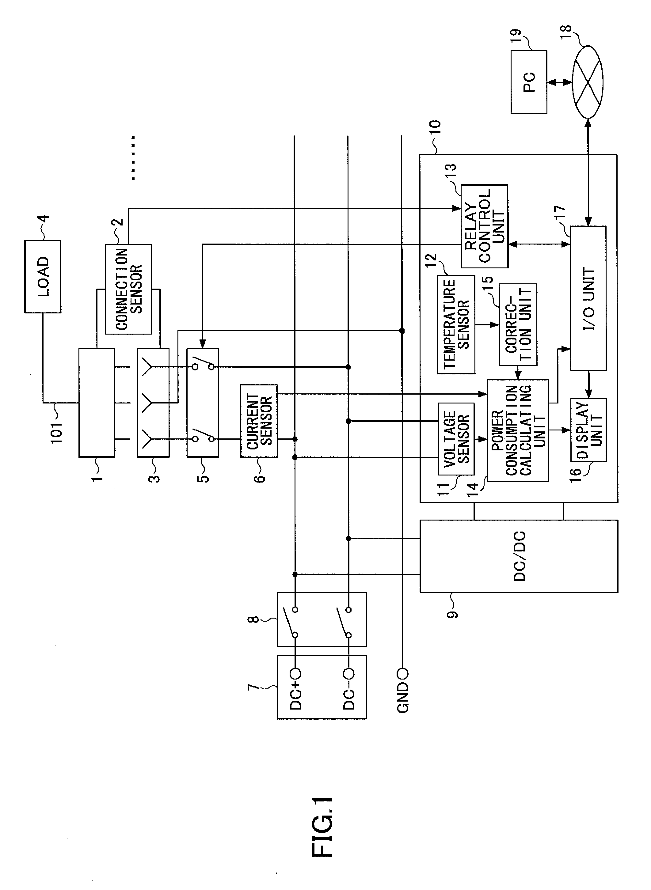 Power distribution apparatus supplying direct-current power