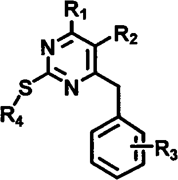 Preparation method and use of novel S-DABO HIV-1 reverse transcriptase inhibitor