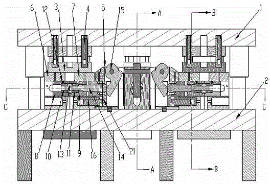 Pipe horizontal punching tool