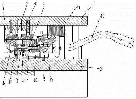 Pipe horizontal punching tool