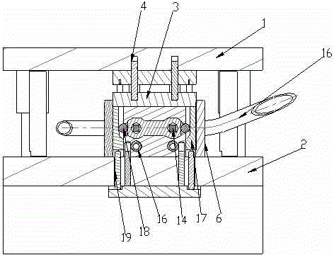 Pipe horizontal punching tool