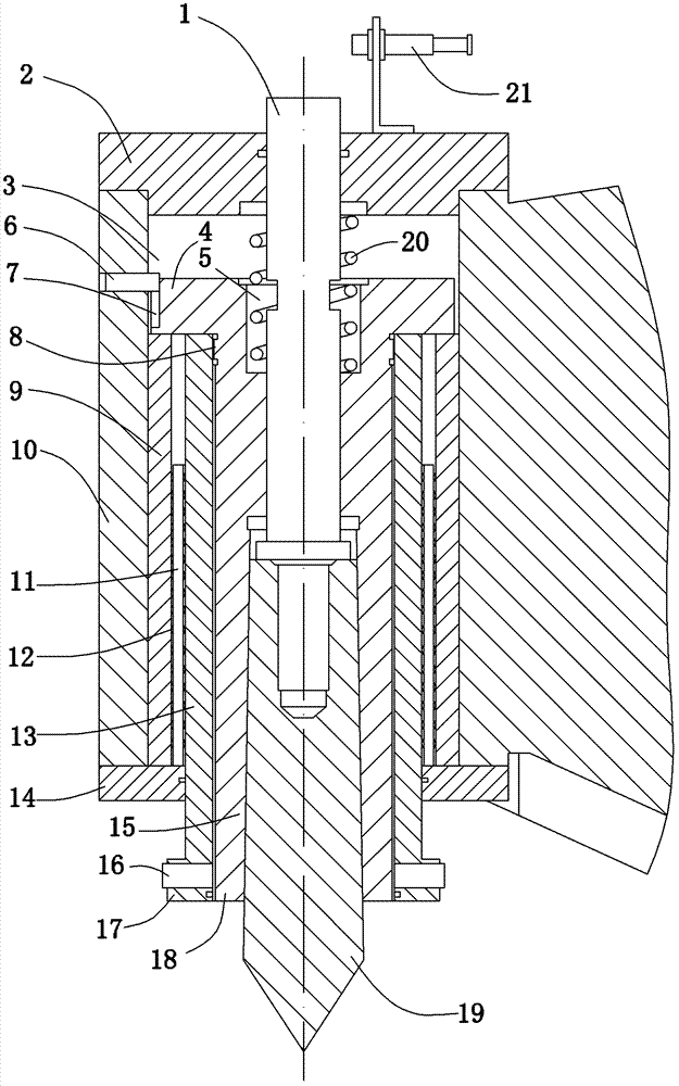 Movable center mechanism for formed grinding machine