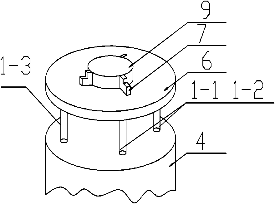 Gravity center measurement instrument of propeller blade with variable screw pitch