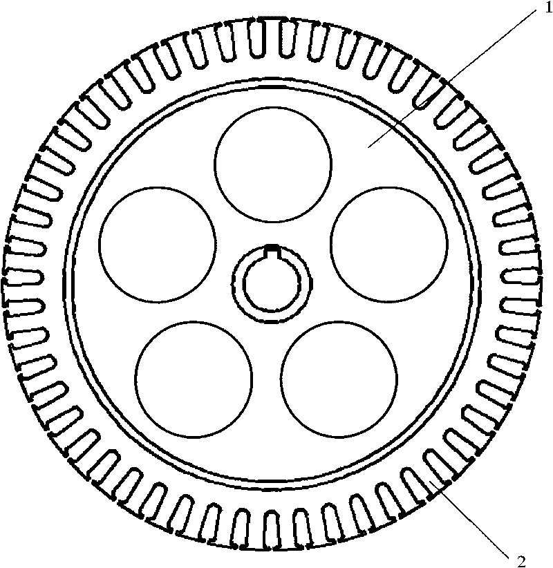 Rotary type winding machine of bicycle motor