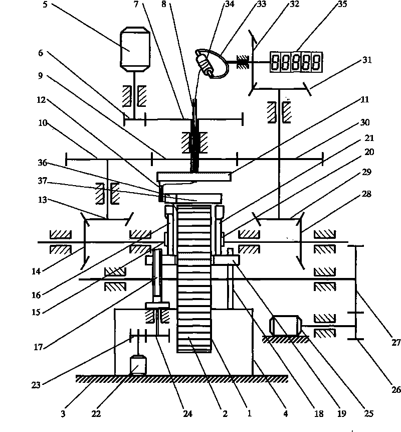 Rotary type winding machine of bicycle motor