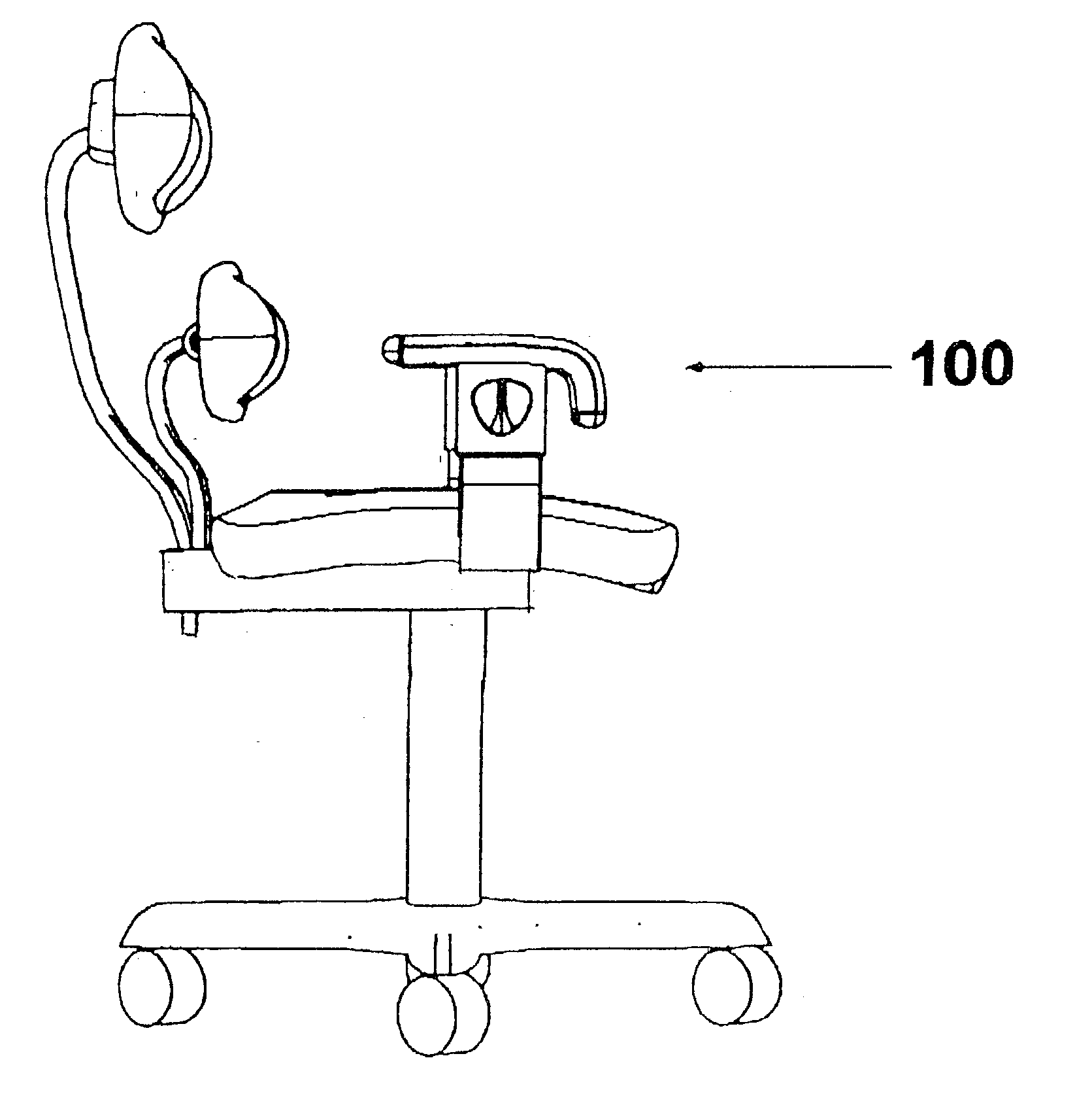 Health chair a dynamically balanced task chair