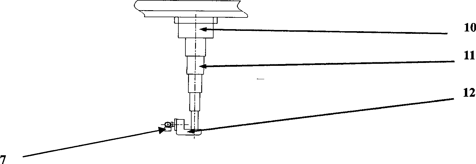 Suspension rack type digital radiation filming system driving-device