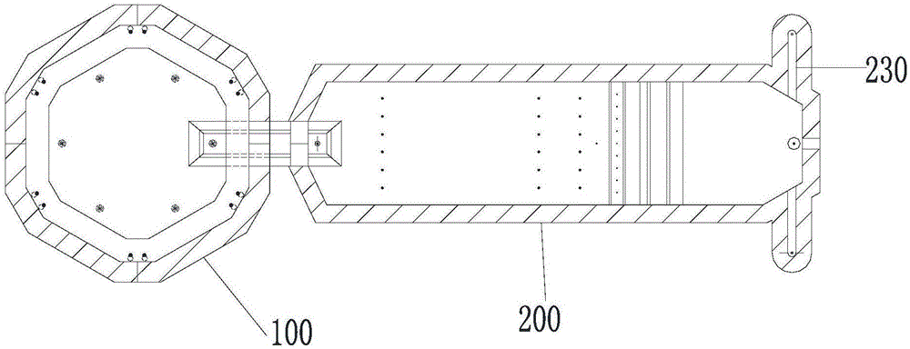 Melting furnace for TFT (thin film transistor) glass