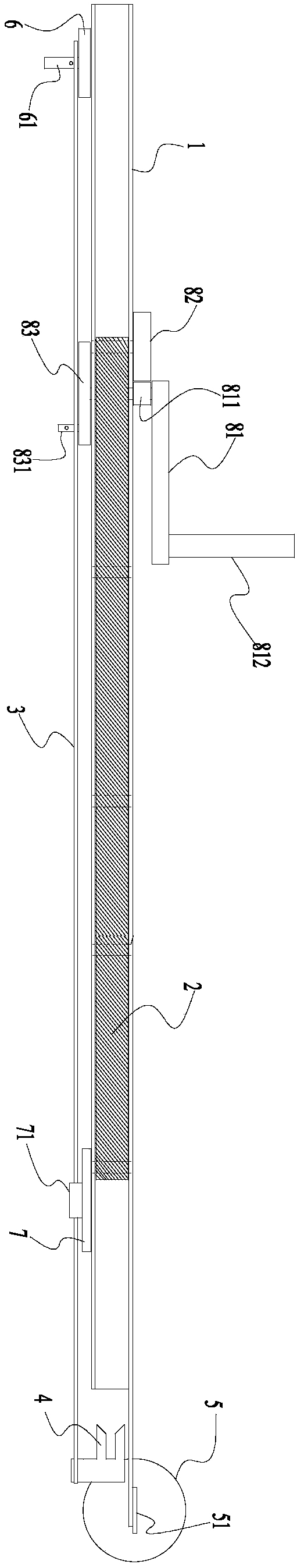 Rice field transplanting seedling supplementing device