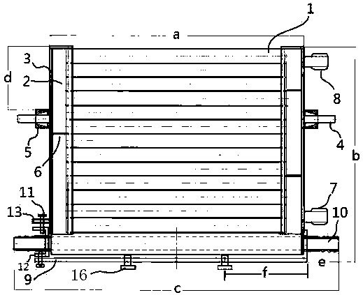 Novel combined water cooling die