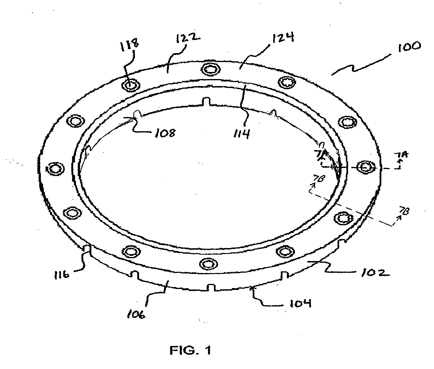 CMP retaining ring