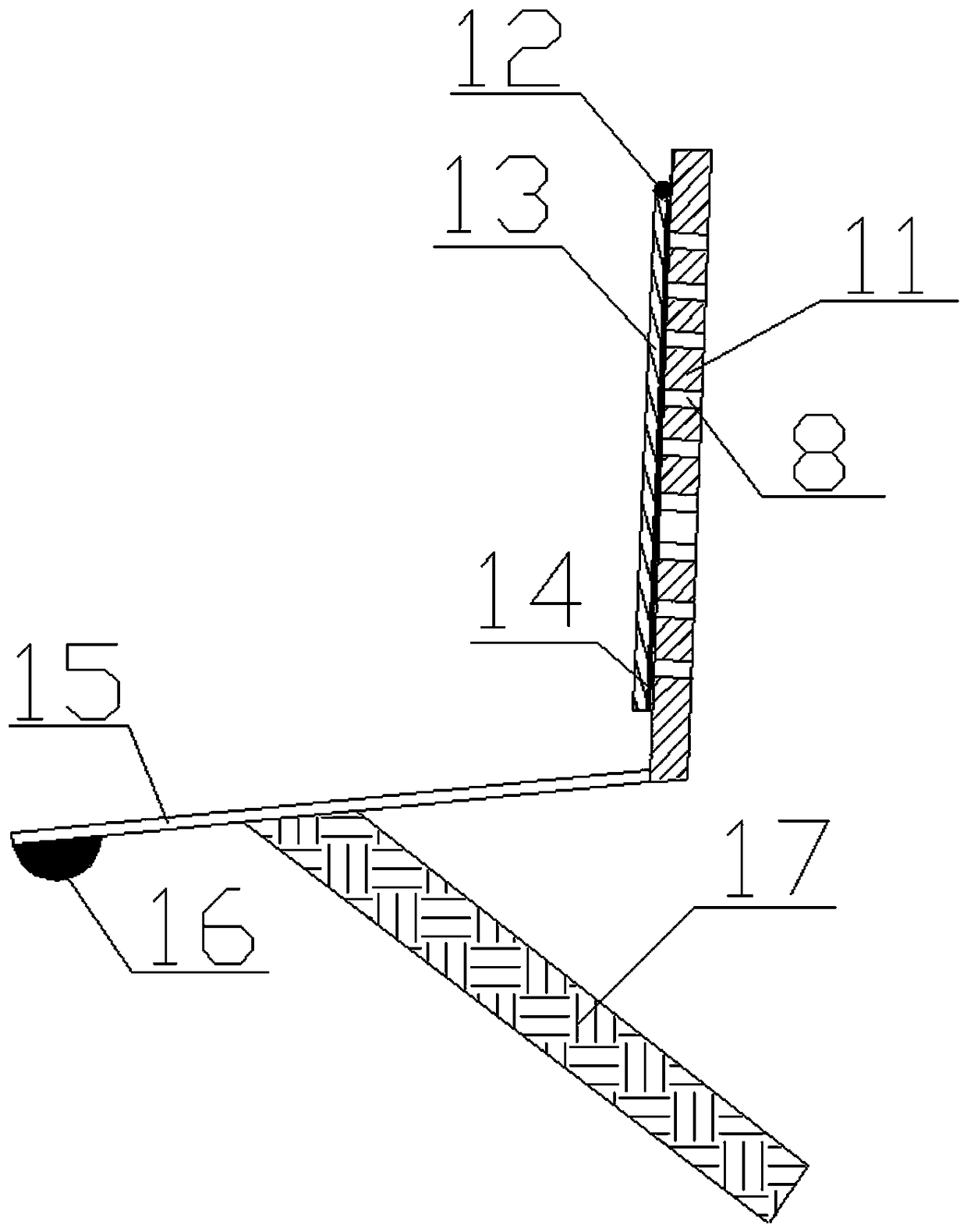 Rainwater grate with waterlogging stopping function for urban-underground-space entrance and exit part