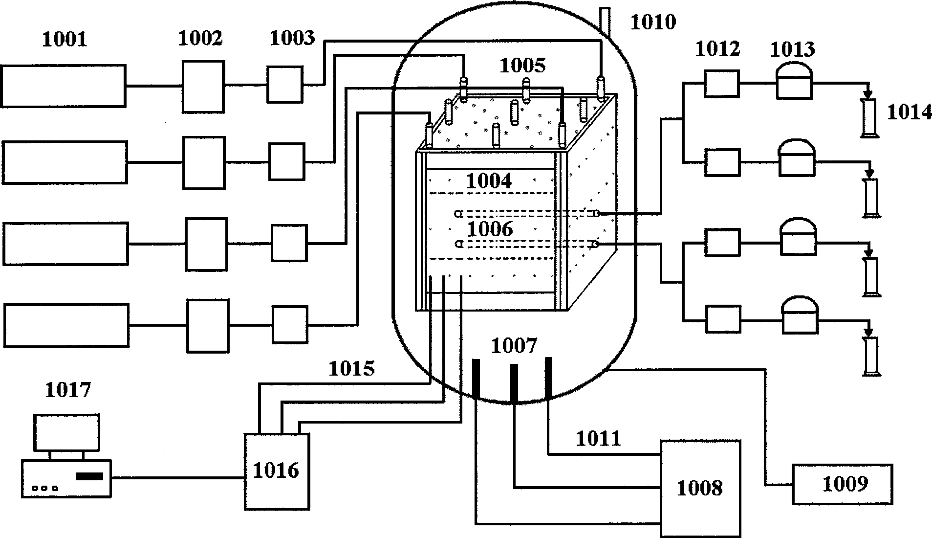 Oil pool development simulation system, oil pool model body and its data processing method