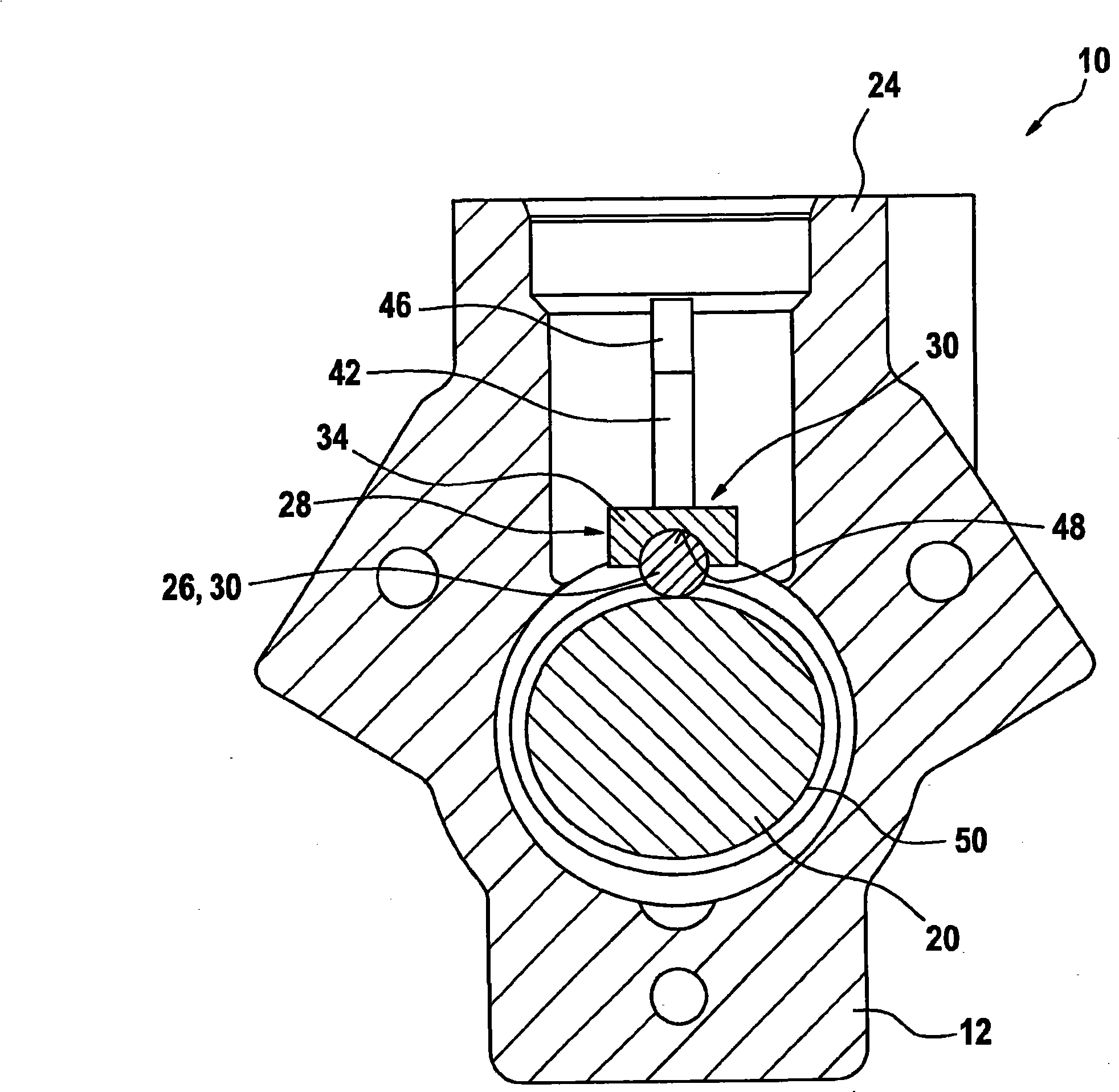 Piston pump, in particular fuel pump, having roller tappet