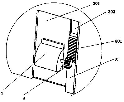 Burglarproof door convenient for escape