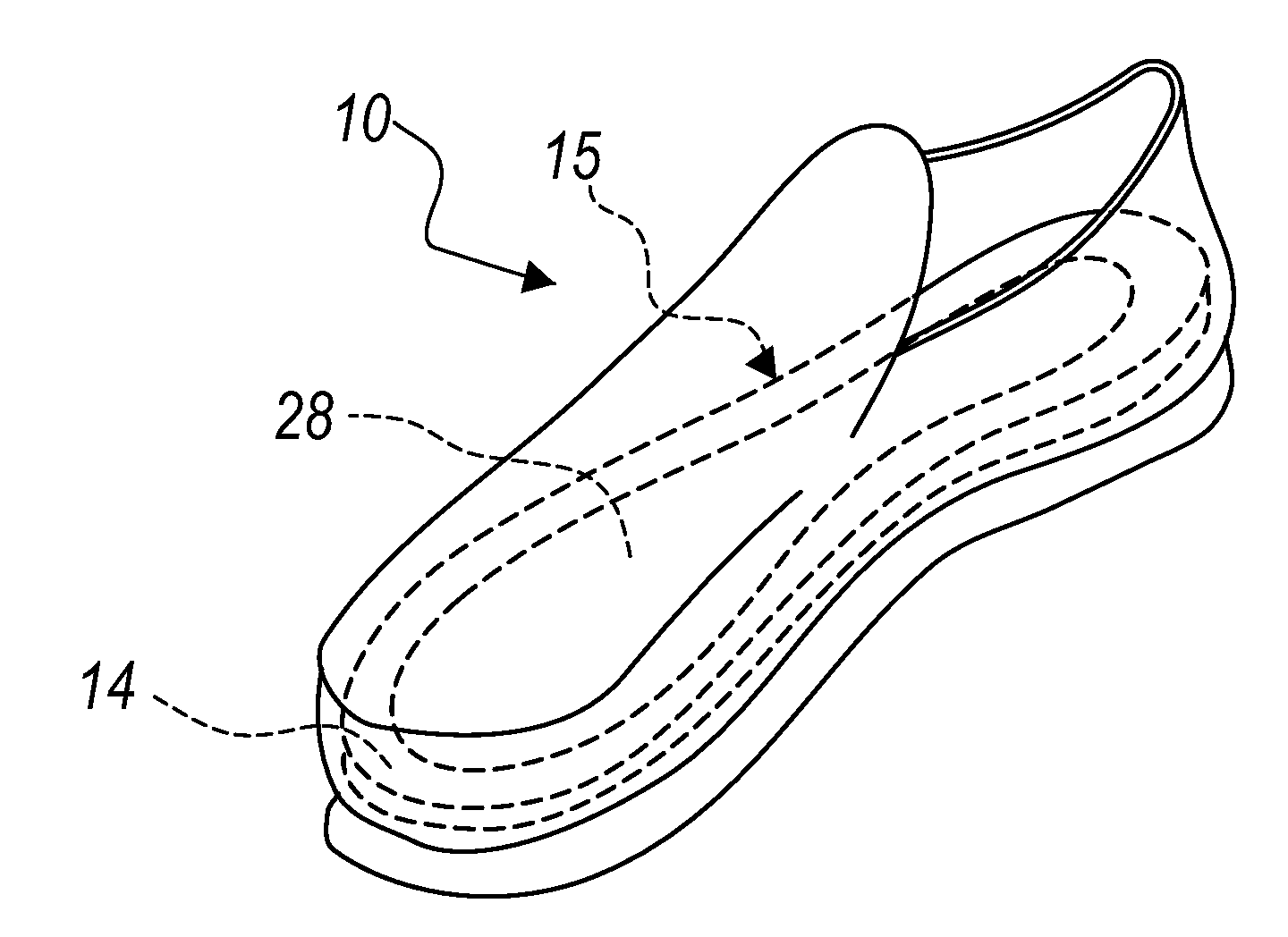 Waterproof and vapor-permeable shoe