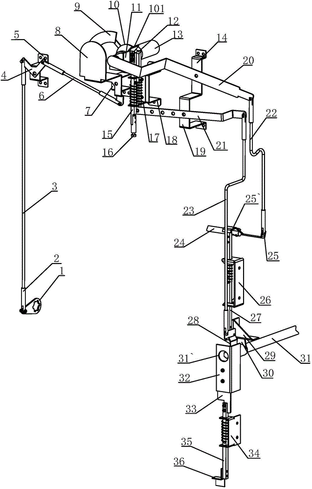 Five-prevention system of high-voltage switch cabinet