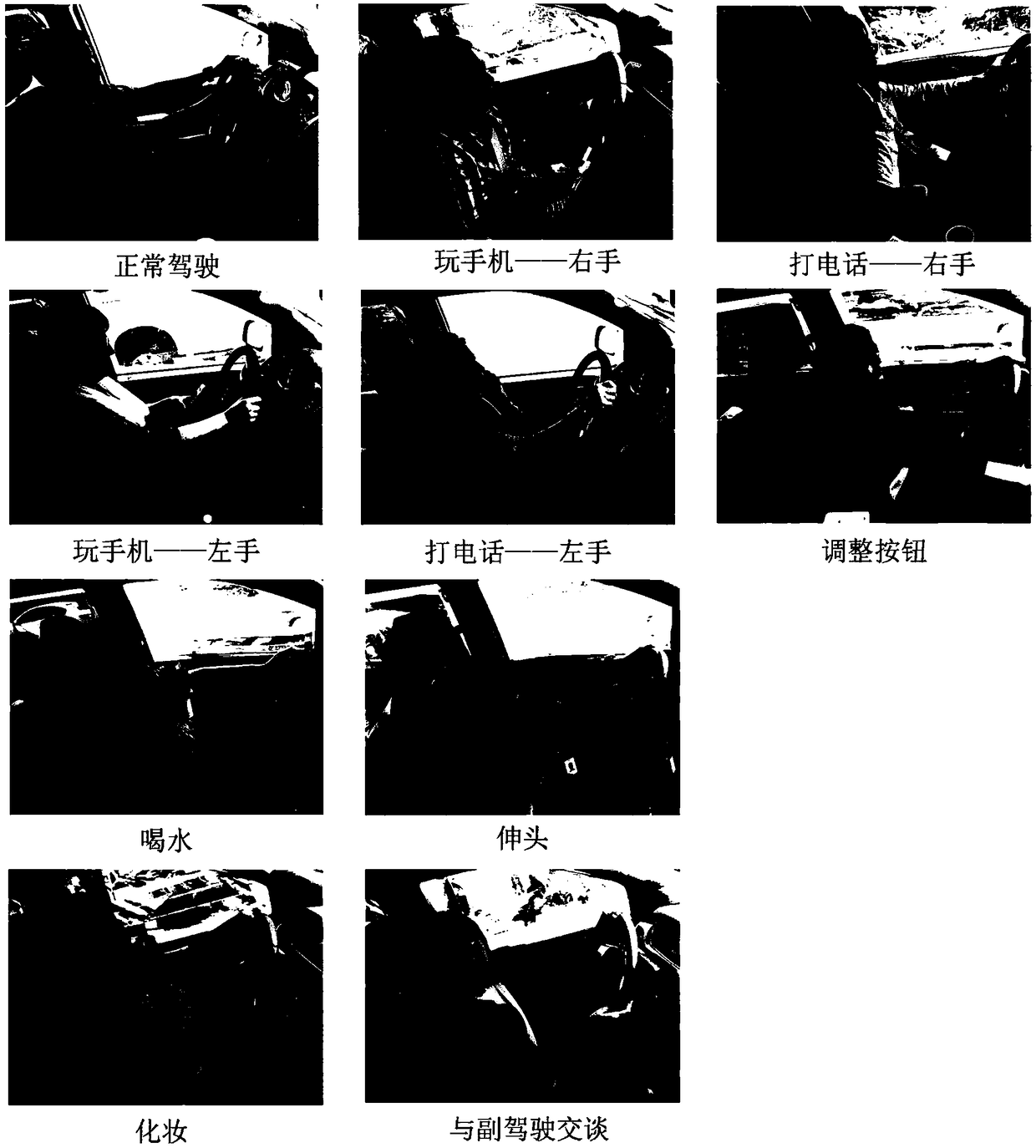 Driver behavior recognition method based on multi-column fusion convolutional neural network