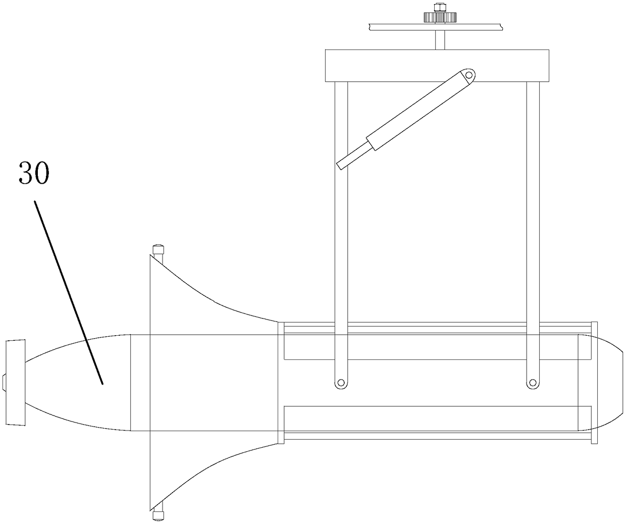 Underwater recovery device for autonomous underwater vehicle (AUV)