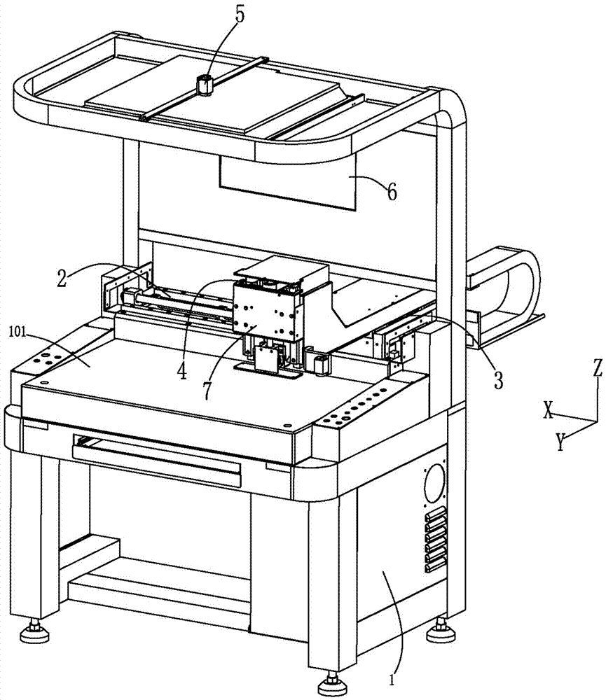 Visual-positioning glue dispenser