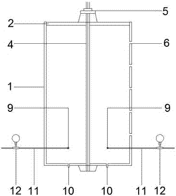 Self-balancing soil frost heaving experiment barrel and experiment method thereof