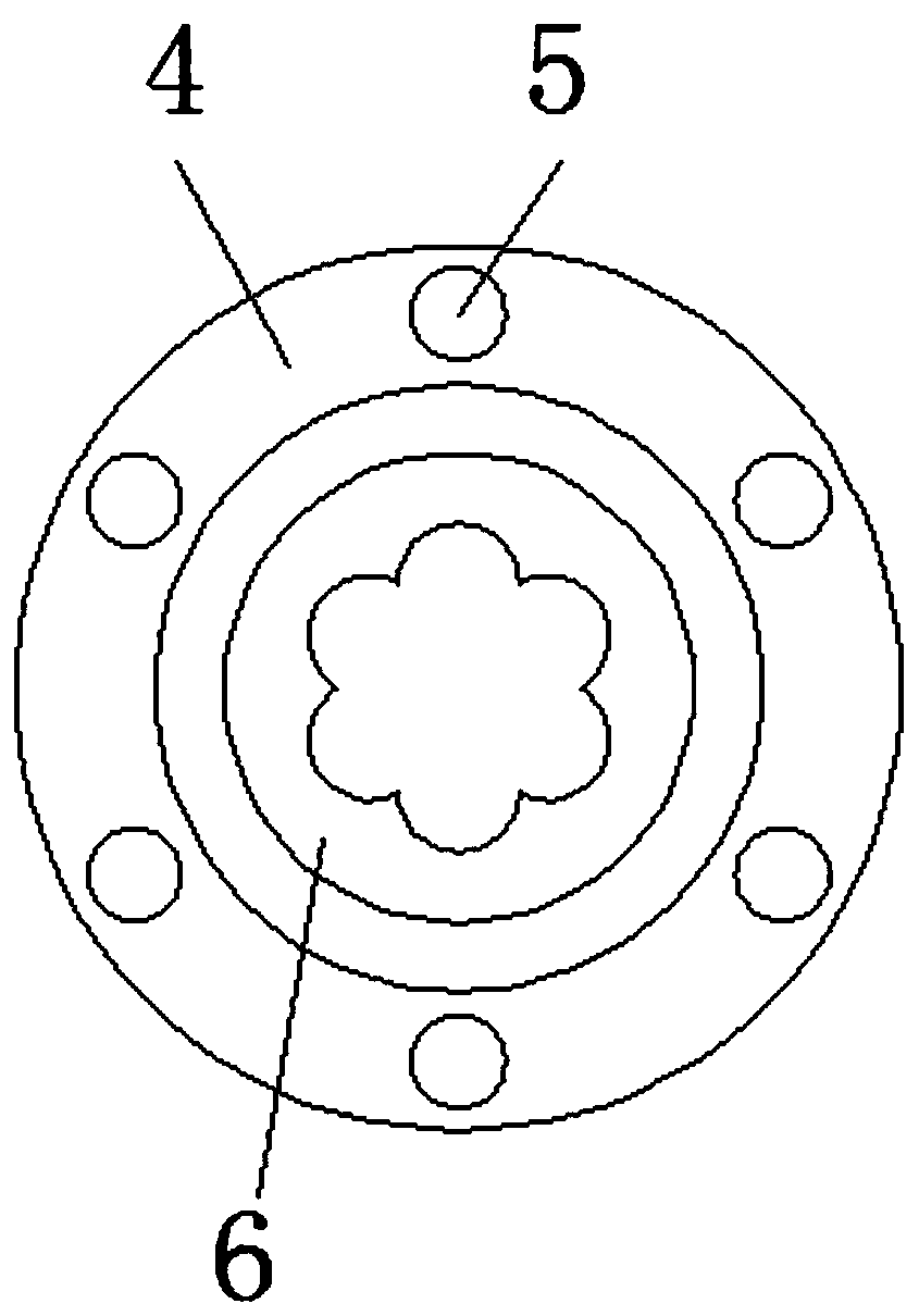 A prestressed steel strand traction head