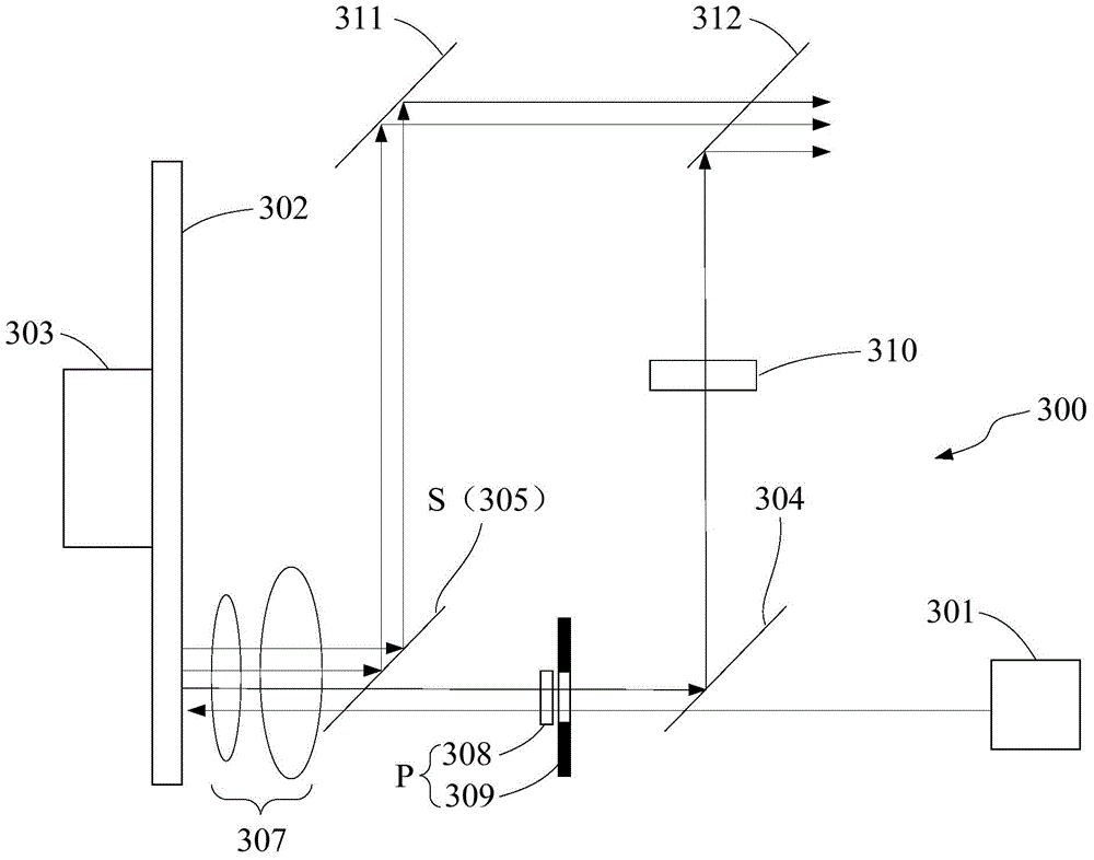 Light source device and projection system with same