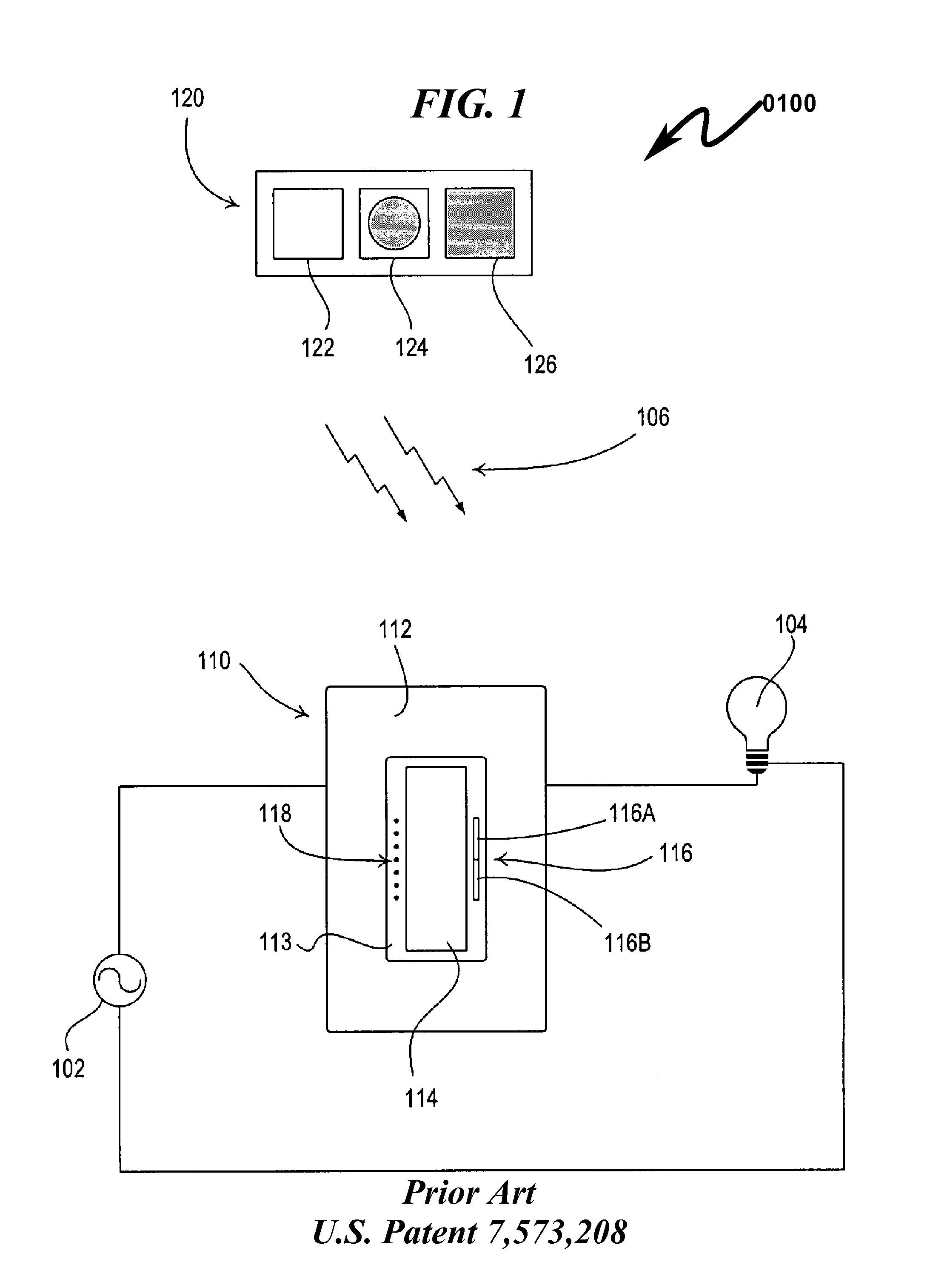 Light fixture monitoring-control system and method