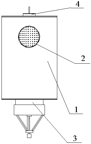 Centrifugal self-cleaning air filter device and working method thereof