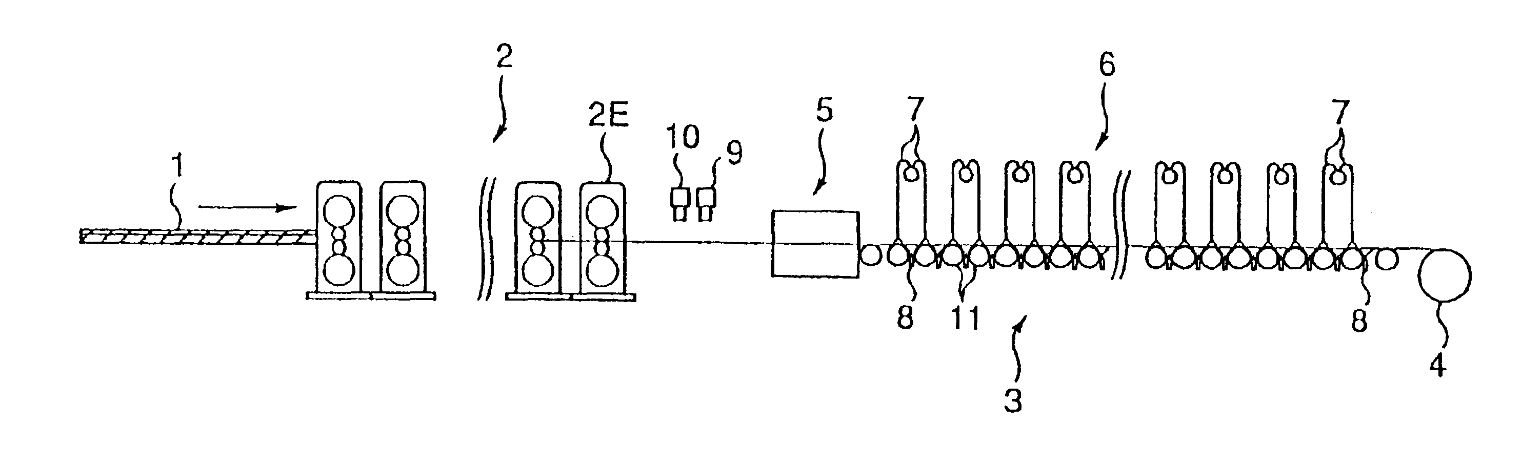 Method and apparatus for cooling hot rolled steel strip, and method for manufacturing hot rolled steel strip