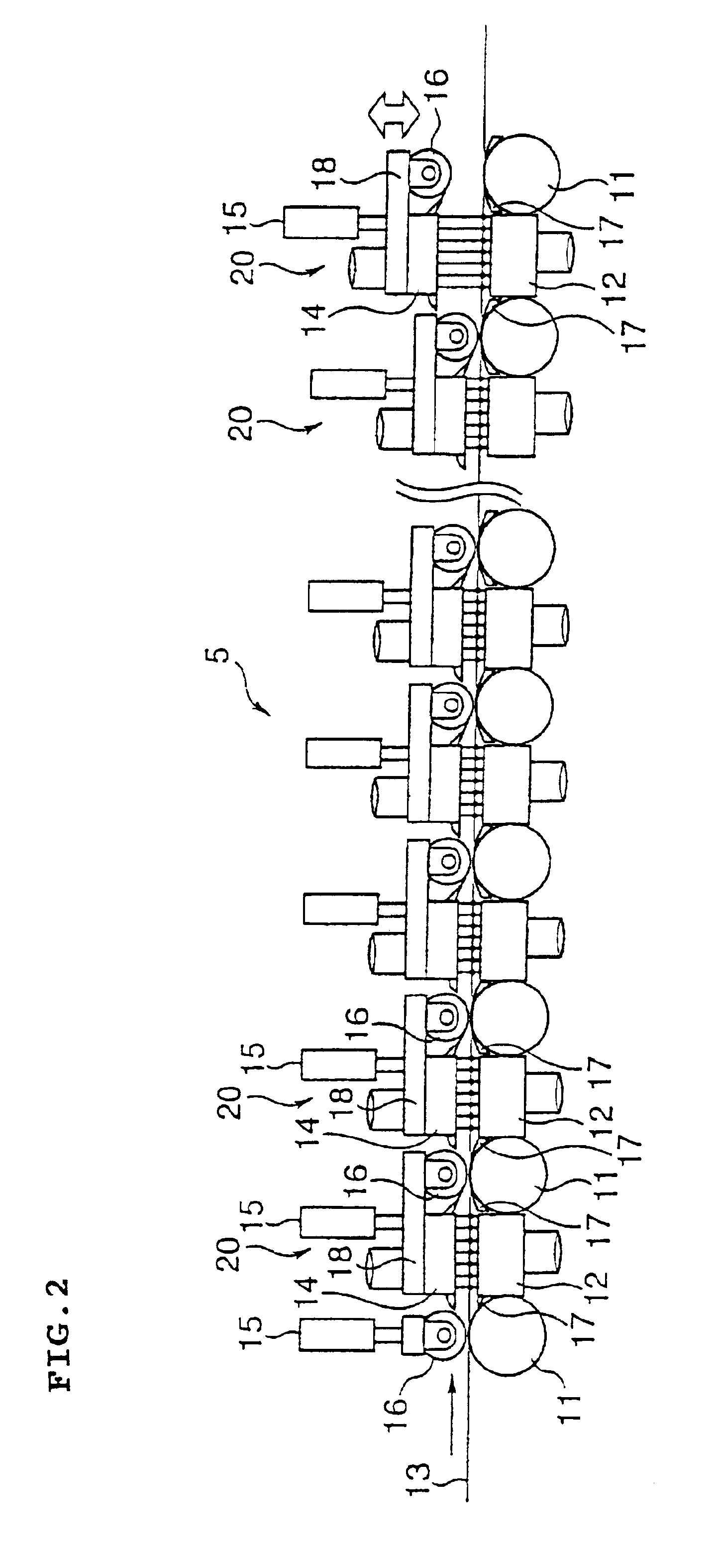 Method and apparatus for cooling hot rolled steel strip, and method for manufacturing hot rolled steel strip