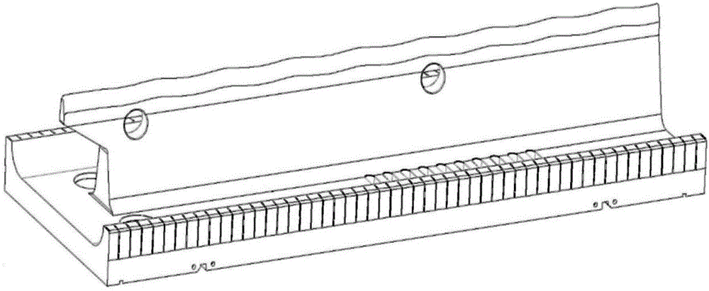 Method for manufacturing high-precision single vane of four-vane radio frequency quadrupole field cavity